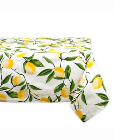 Скатерть Lemon Bliss Print, 60" X 84"