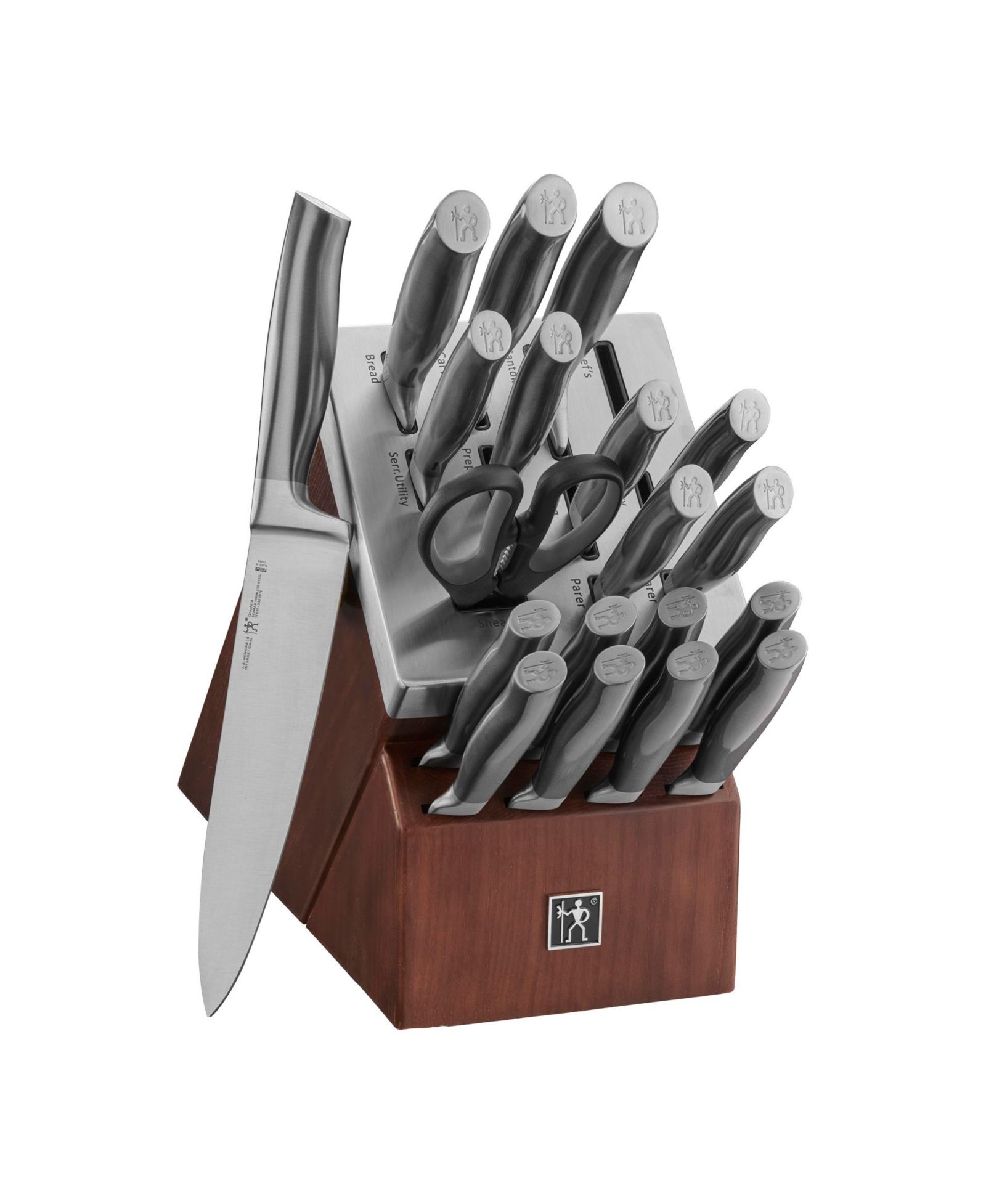 HENCKELS International Graphite 20-Pc. Self-Sharpening Cutlery Set