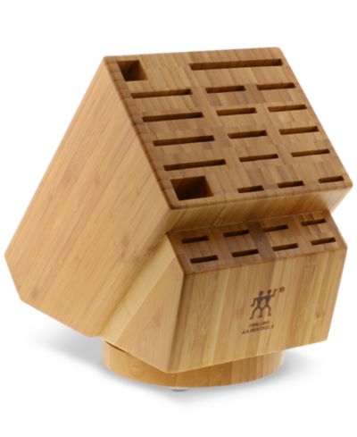 Подставка для ножей Zwilling Bamboo на 26 слотов, вращающаяся