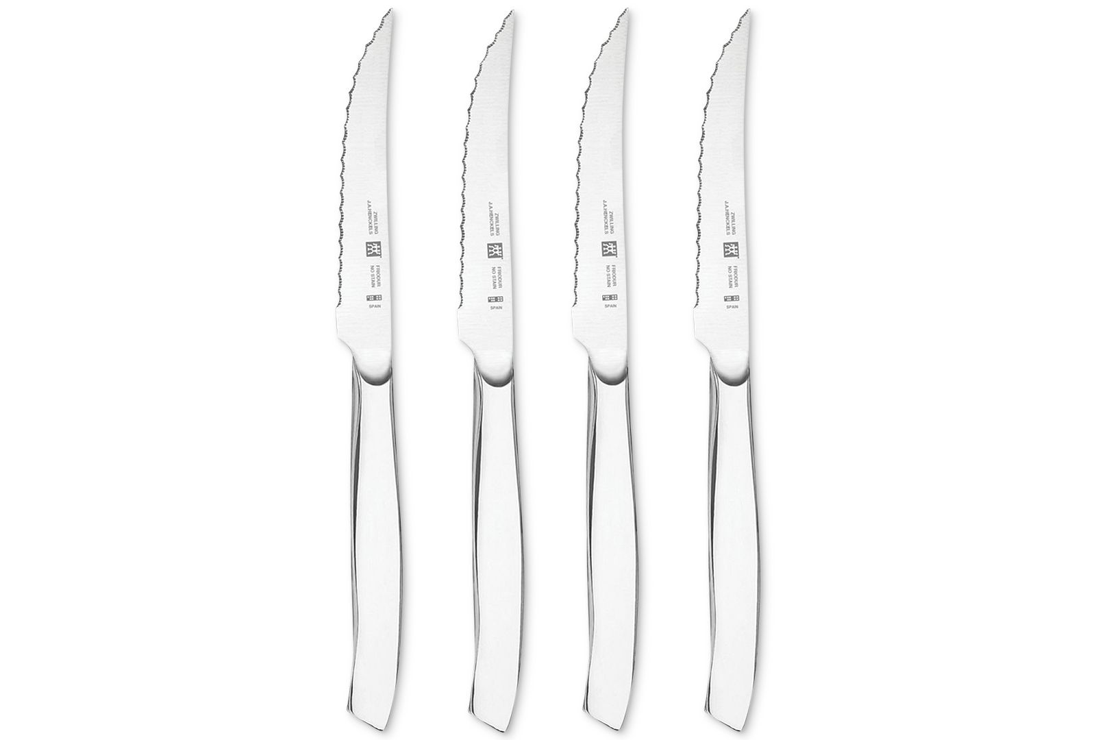 Zwilling 4-Pc. Stainless Steel Serrated Mignon Steak Knife Set