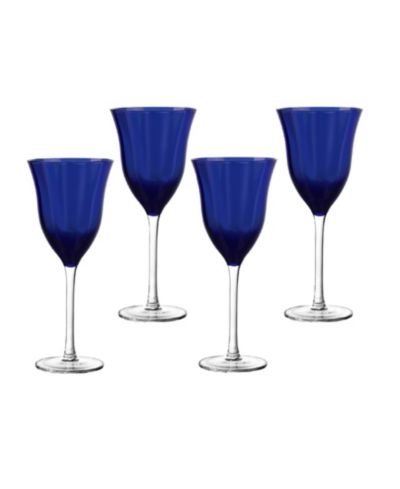 Qualia Glass Meridian 12 OZ Wine Glasses, Set Of 4