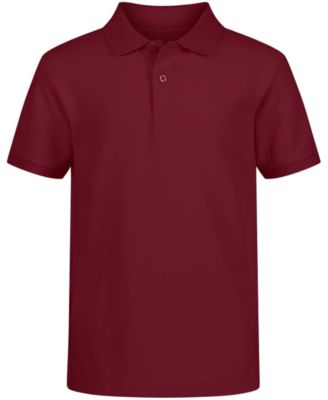 Nautica Husky Boys Uniform Stretch Double Piqué Polo