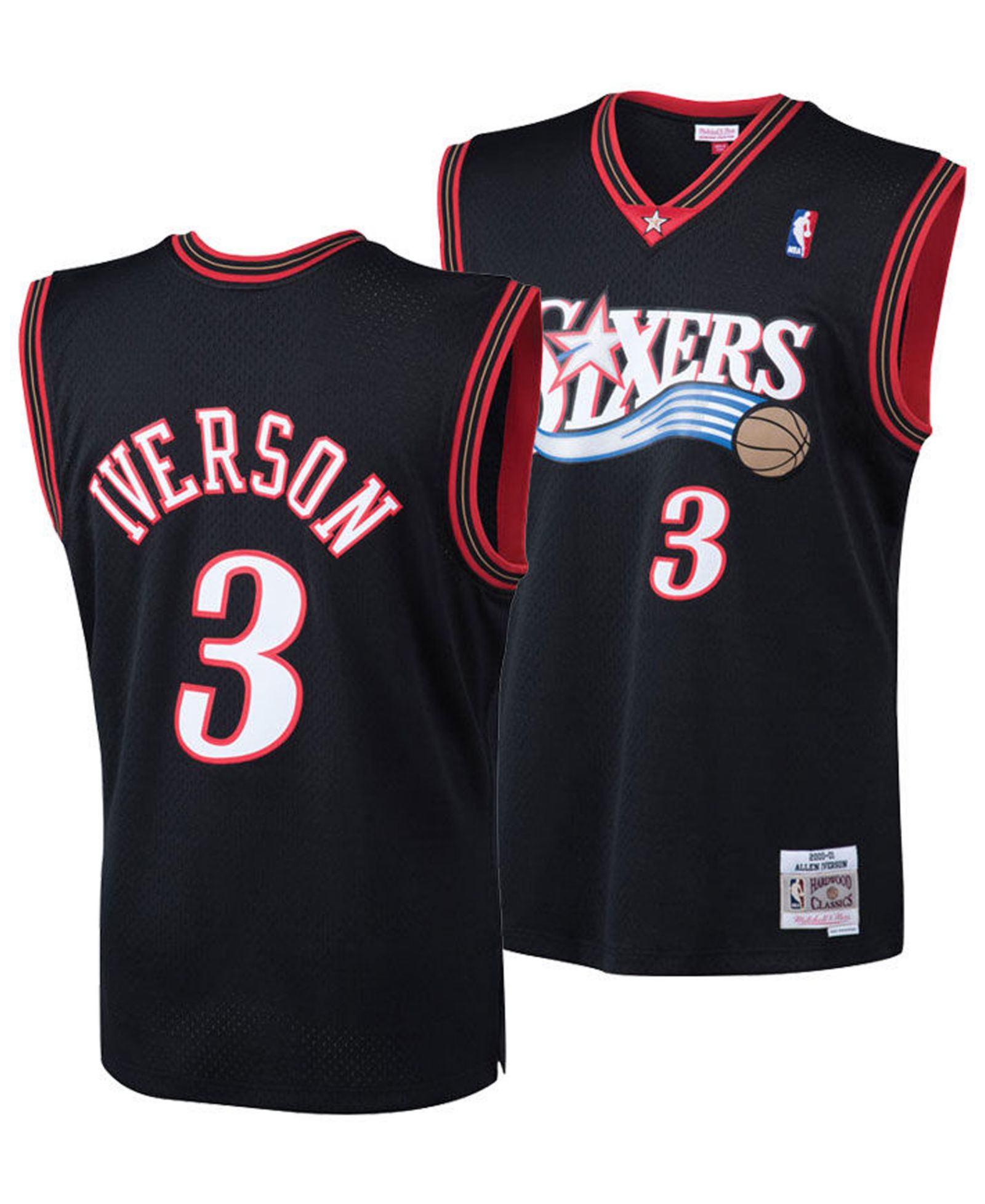 Детская джерси Mitchell & Ness Allen Iverson Philadelphia 76ers Hardwood Classic Swingman