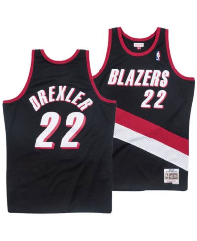 Детская джерси Mitchell & Ness Big Boys Clyde Drexler Portland Trail Blazers Hardwood Classic Swingman