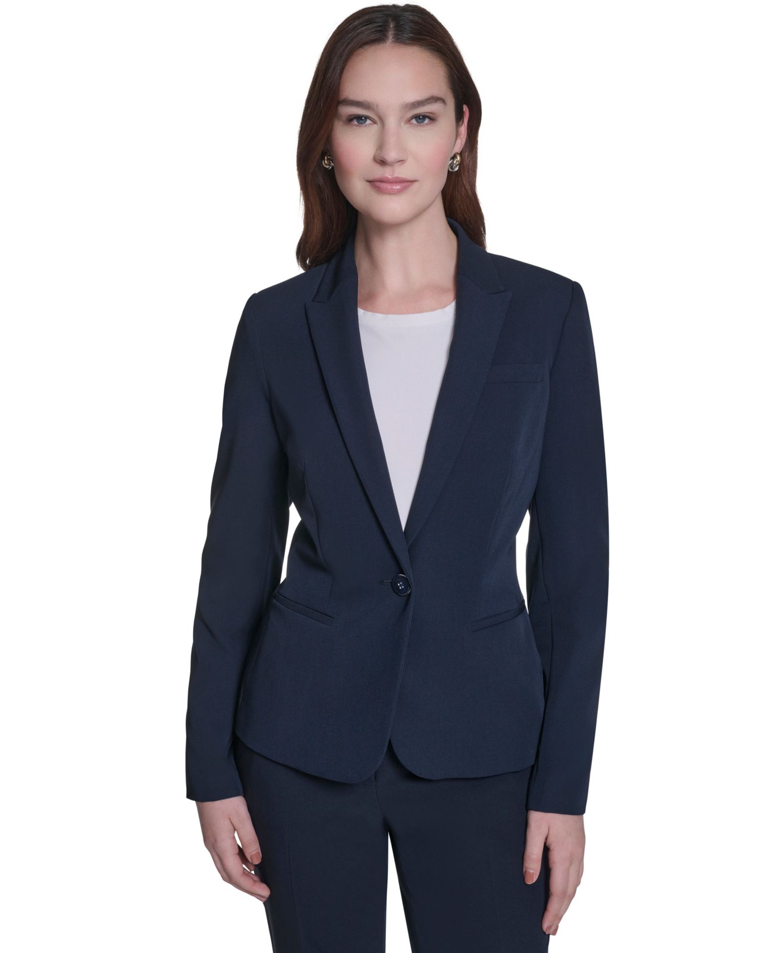 Tommy Hilfiger Women’s One-Button Blazer