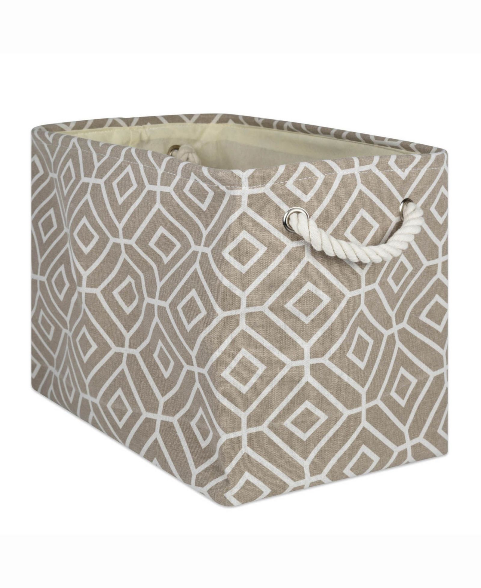 Design Imports 17" Rectangle Stained Glass Storage Bin