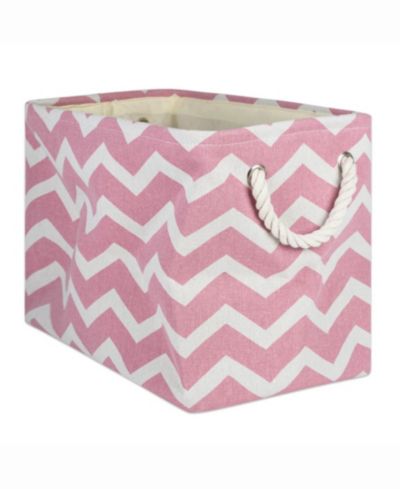 Design Import Storage Bin Chevron, Rectangle