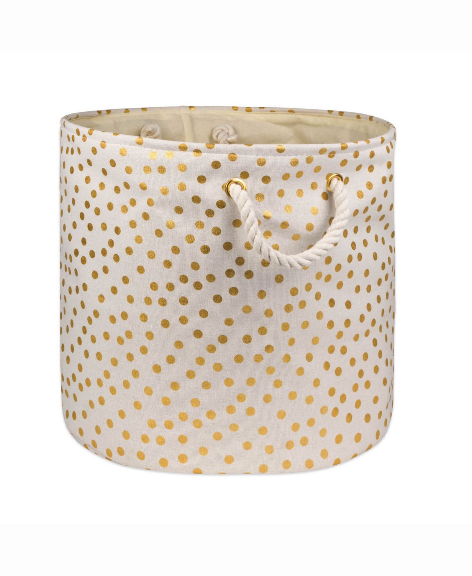 Design Import Storage Bin Dots, Round
