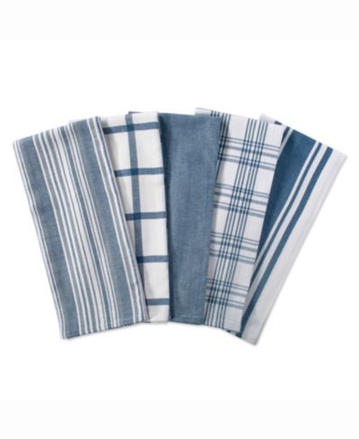 Набор из 5 тканевых полотенец для посуды Assorted Stone Woven