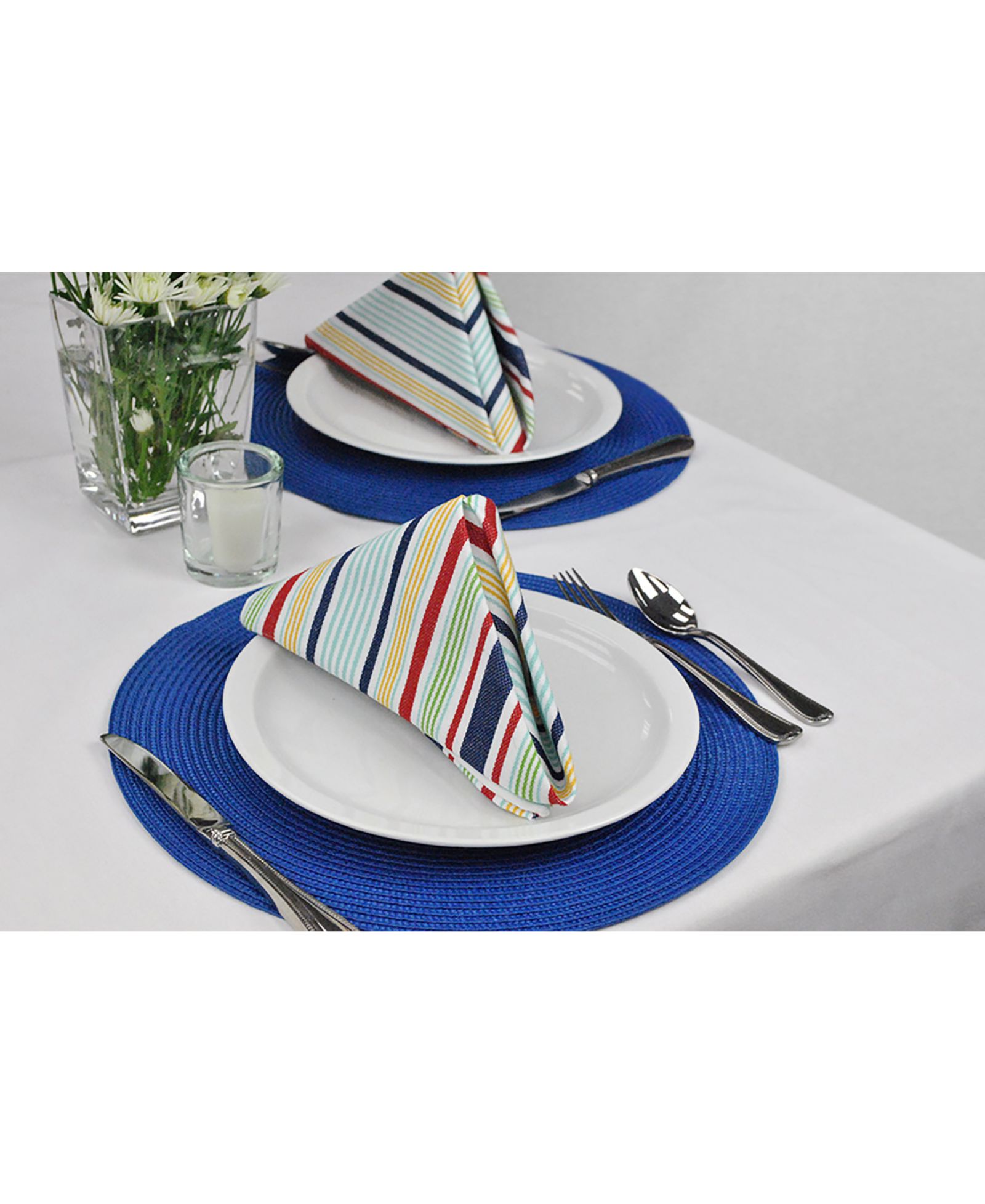 Набор салфеток Basic Primary Saturated Stripe, 6 шт.