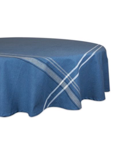 Design Imports Скатерть из шамбрая French Chambray, круглая 70"