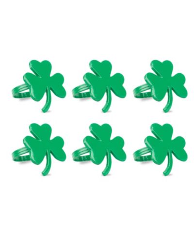 Shamrock Napkin Ring, Set of 6