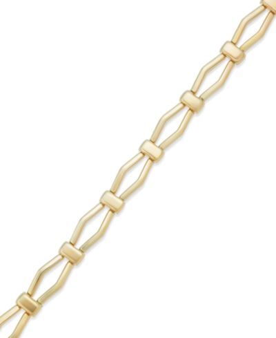 Браслет 10k Gold Marquise
