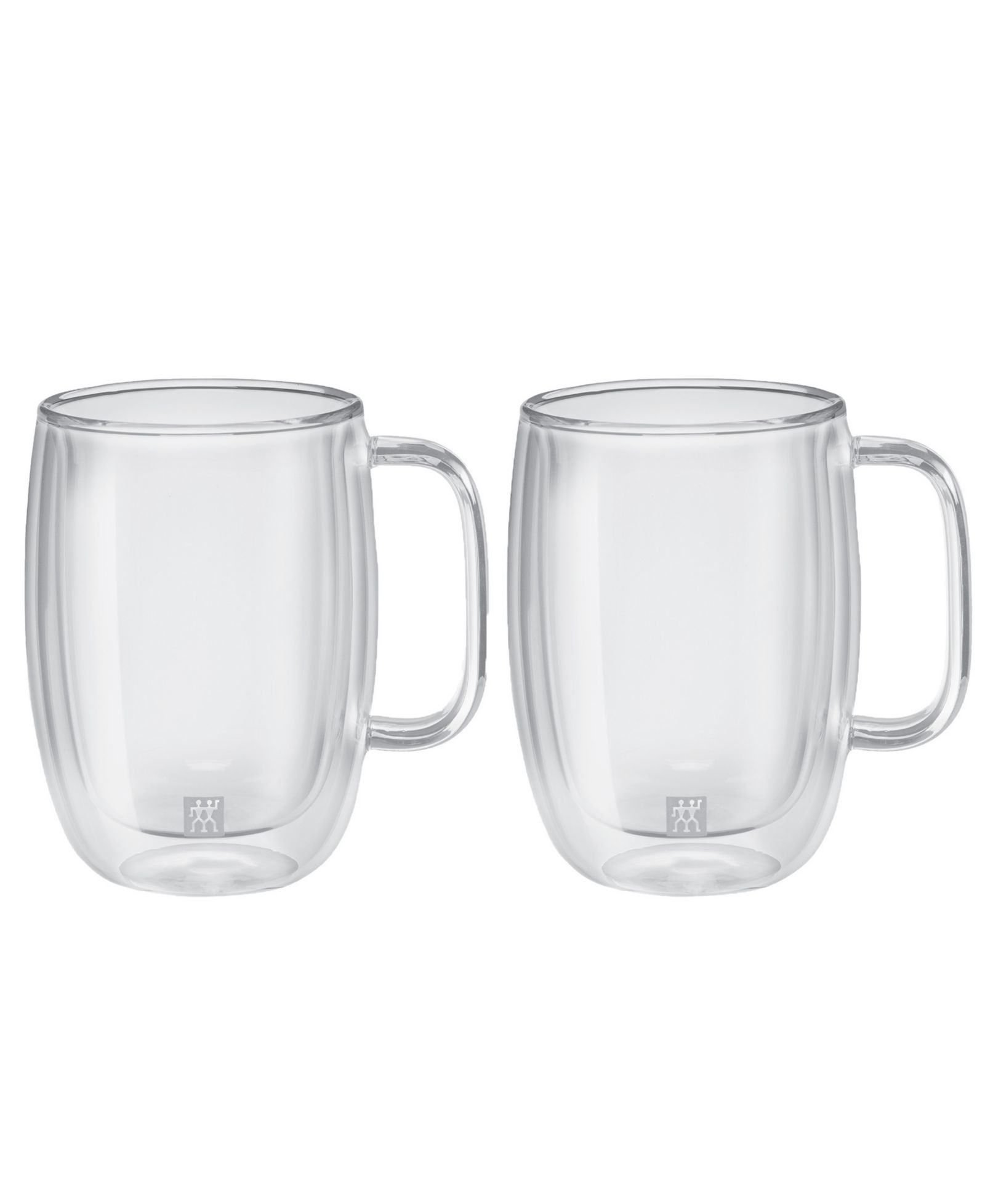 ZWILLING Sorrento Plus Latte Glass Mugs, Set of 2