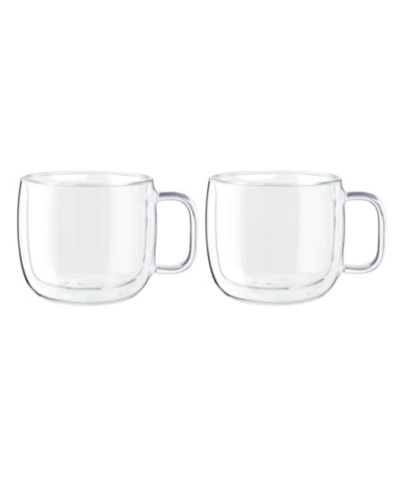 Стеклянные кружки ZWILLING Sorrento Plus для капучино, набор из 2 шт.