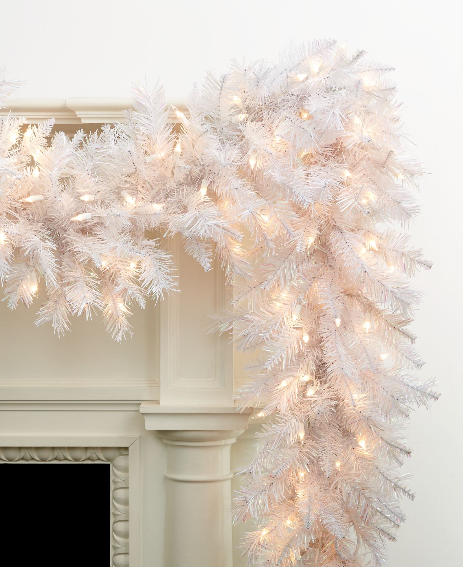 Гирлянда Kurt Adler 9' Pre-Lit Crystal White