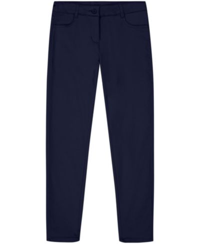 Женские узкие брюки Nautica Big Girls Uniform 5 Pocket Stretch Sateen Skinny