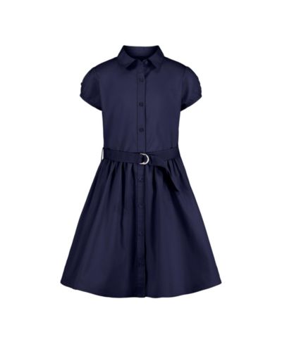 Nautica Детский Uniform Belted Poplin Shirt Dress