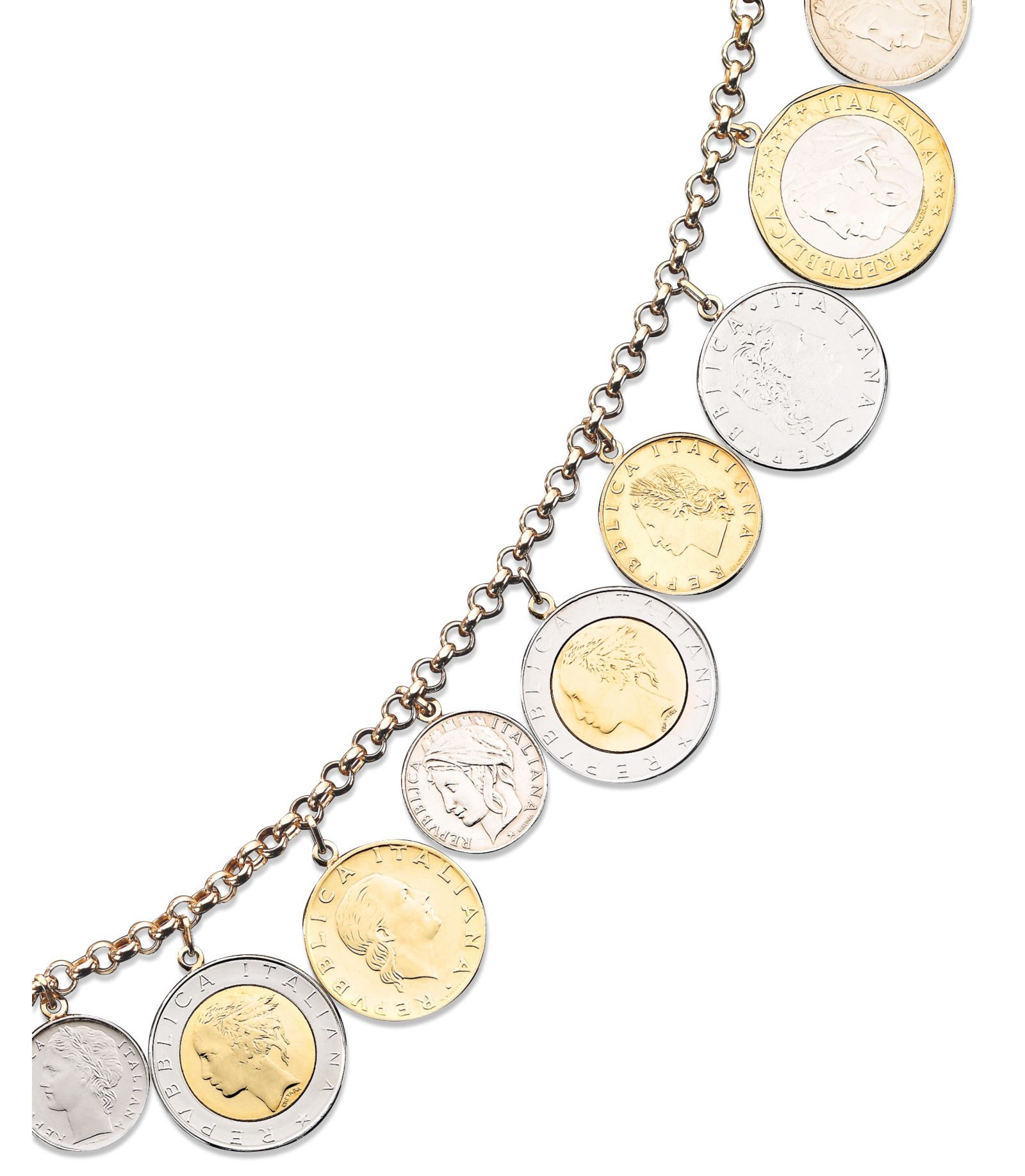 Браслет Vermeil, шарм-браслет Lira Coins