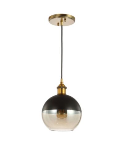 JONATHAN Y Nixon 7.5" Adjustable Drop Globe LED Pendant