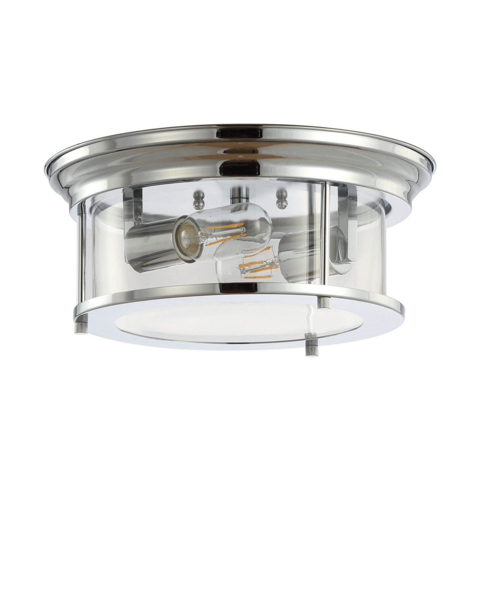 JONATHAN Y Lauren 13.25" LED Flush Mount