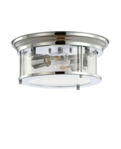 JONATHAN Y Lauren 13.25" LED Flush Mount