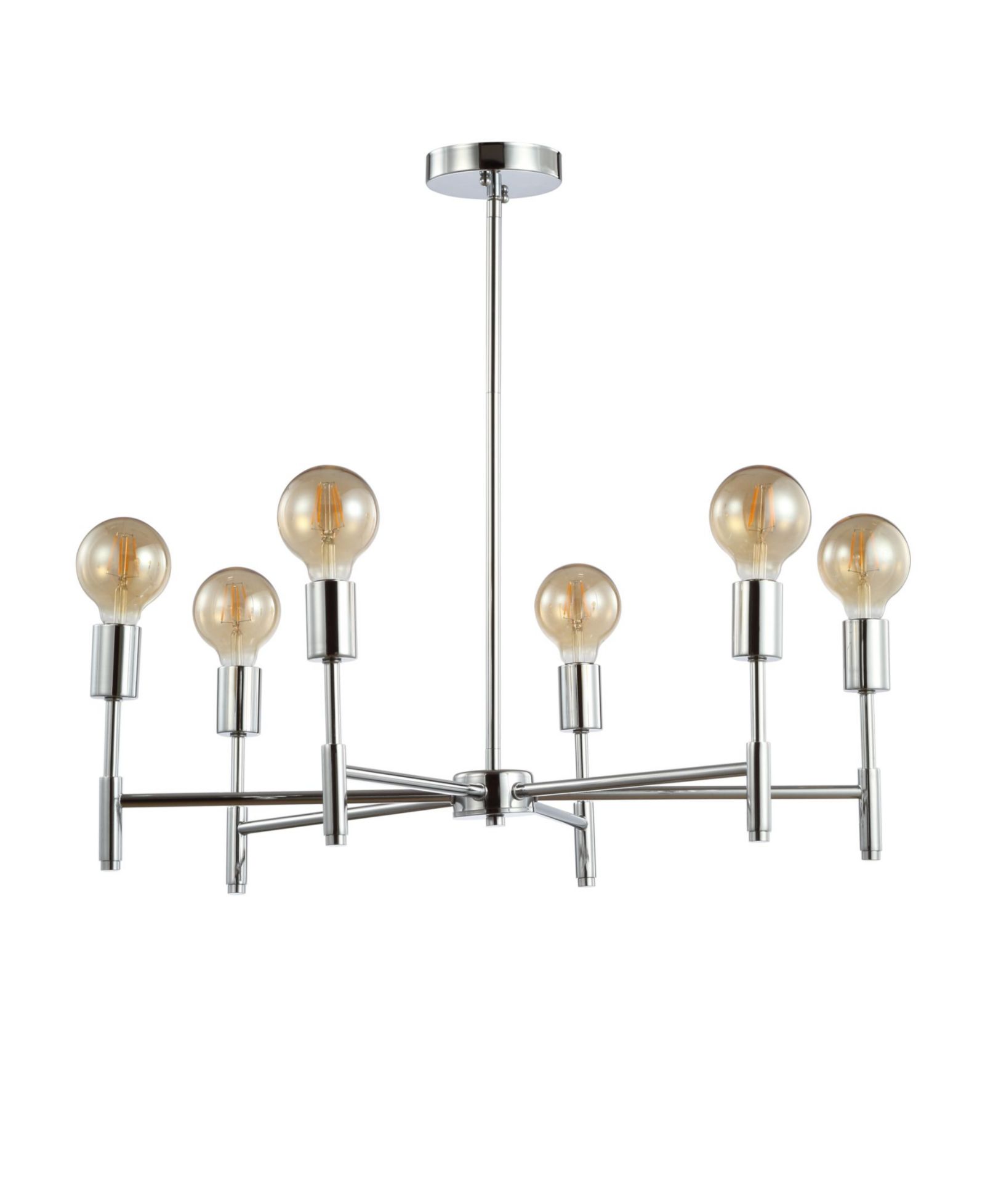 JONATHAN Y Turing 17.75" Adjustable Height LED Pendant