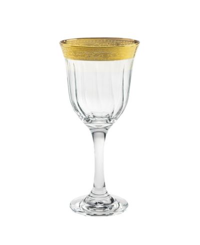 Набор из 6 бокалов для красного вина Melania Collection Gold