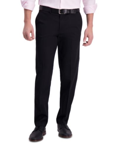 Брюки Haggar Men’s Iron Free Premium Khaki Straight-Fit Flat-Front