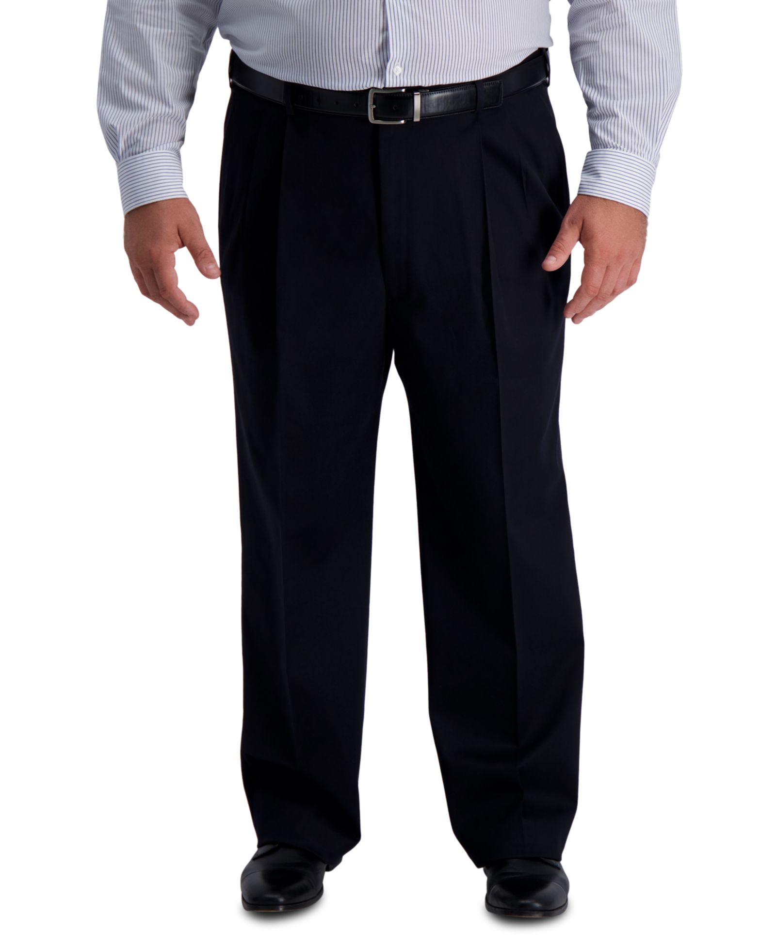 Мужские брюки Haggar Premium Khaki Classic-Fit с защитой от сминания