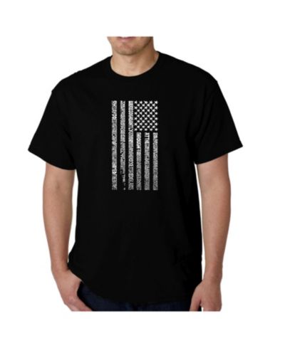 LA Pop Art Mens Word Art T-Shirt - Anthem