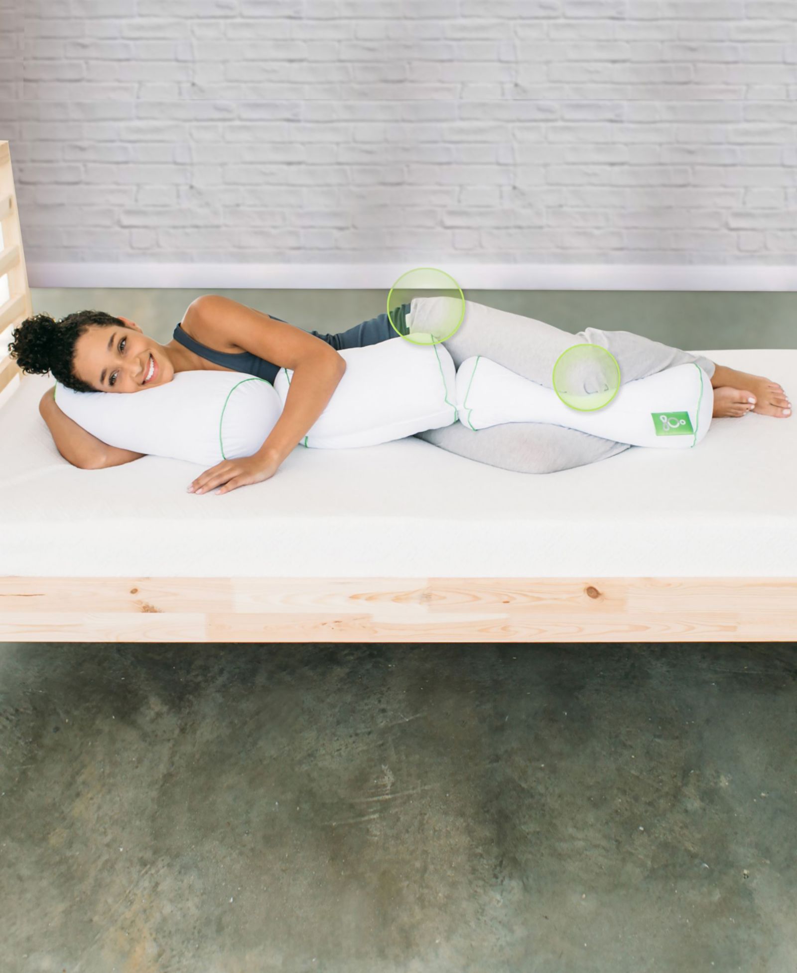 Подушка для сна и йоги Rio Home Fashions Multi-position Body