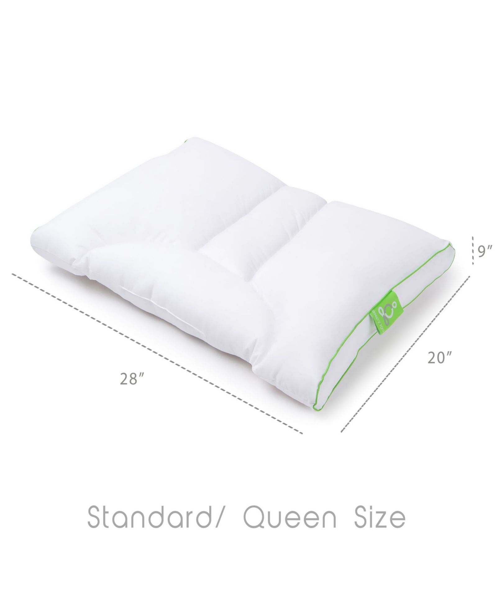 Rio Home Fashions Sleep Yoga Dual Sleep Neck Pillow