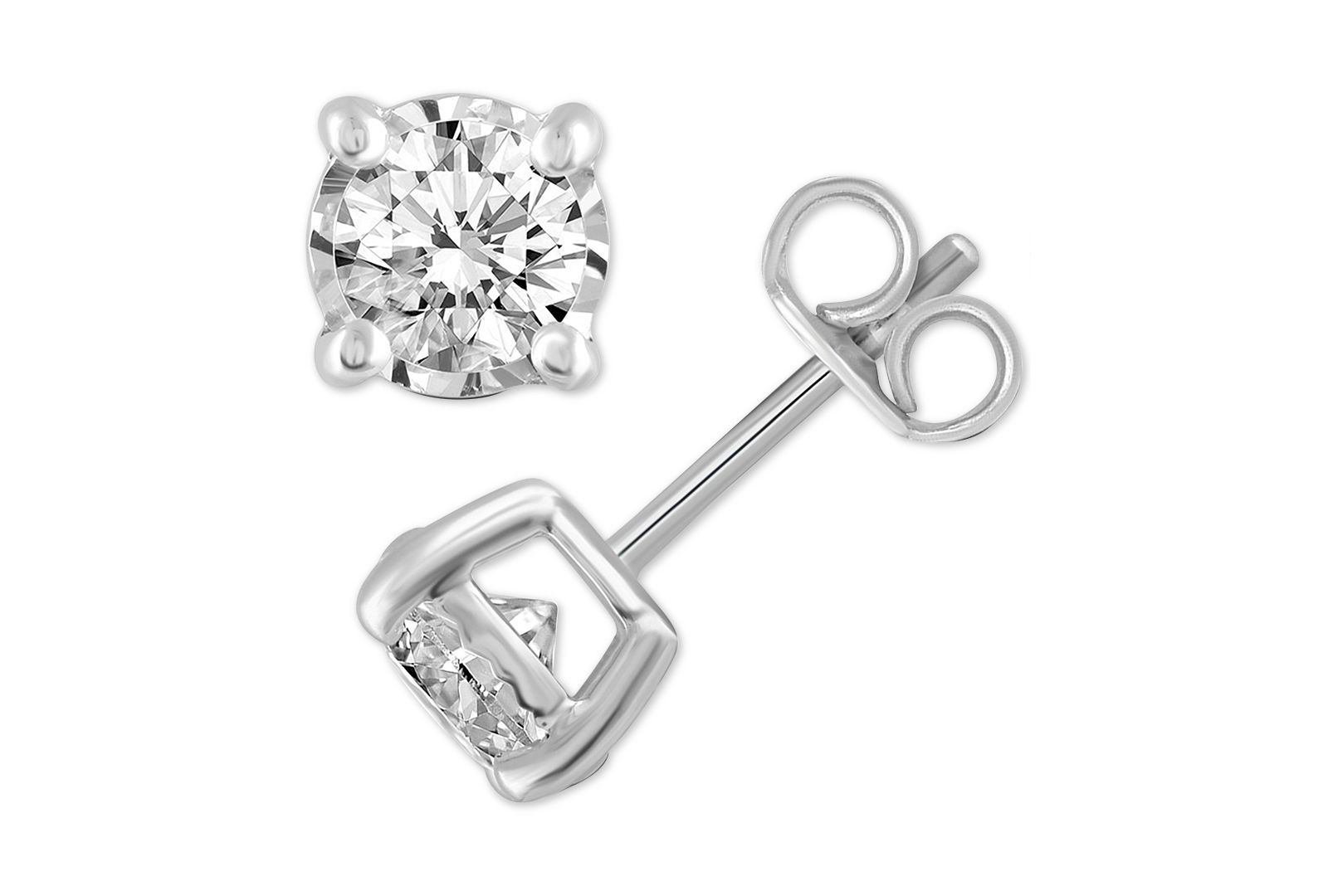Diamond Stud Earrings (3/4 ct. t.w.) in 14k White, Yellow or Rose Gold