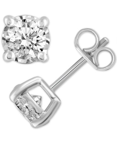 Diamond Stud Earrings (3/4 ct. t.w.) in 14k White, Yellow or Rose Gold