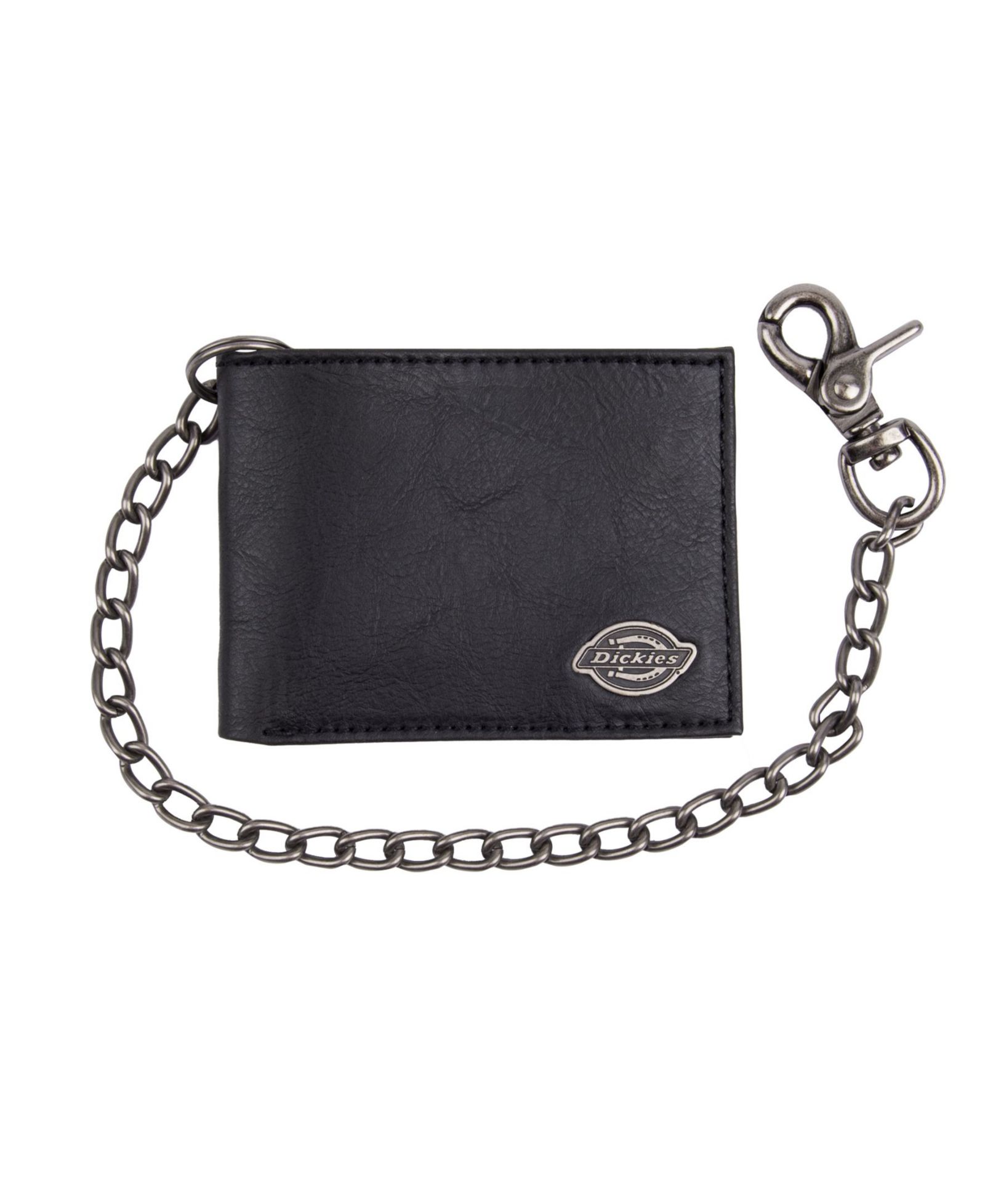Мужской кошелек Dickies Security Leather Slimfold с цепочкой