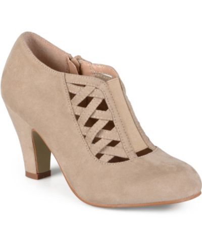 Женские туфли-ботильоны Journee Collection Piper Cagey Upper Round Toe