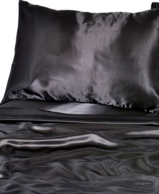 Beatrice Home Fashions Luxurious Satin 4-Pc. Sheet Set, Queen