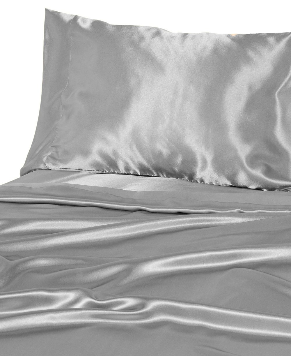Beatrice Home Fashions Luxurious Satin 3-Pc. Sheet Set, Twin