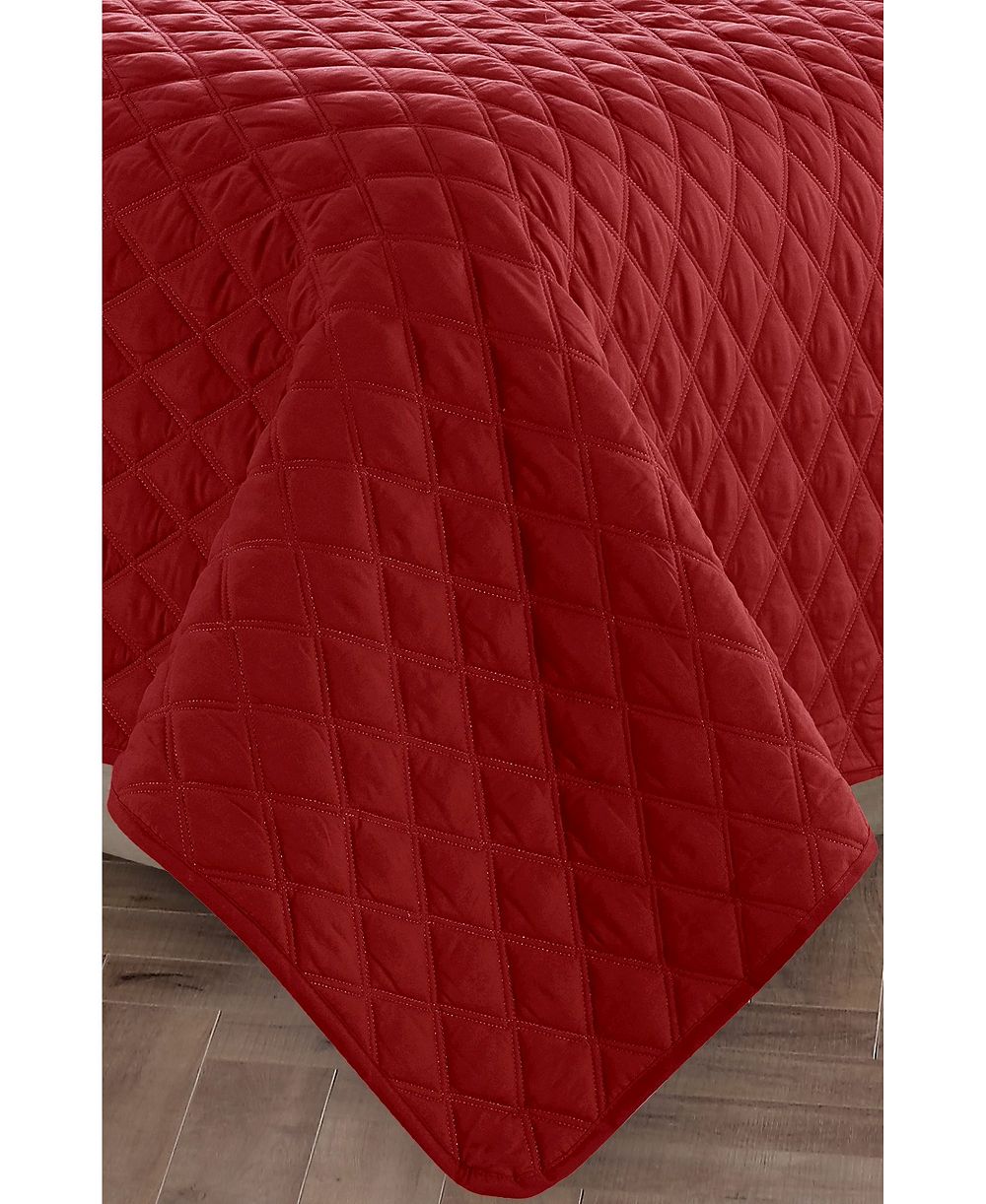 Elegant Comfort Роскошный стеганый покрывало с бриллиантовым узором, Full/Queen