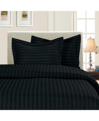 Elegant Comfort Luxurious Stripe Wrinkle-Free 3-Pc. Duvet Cover Set, King/California King