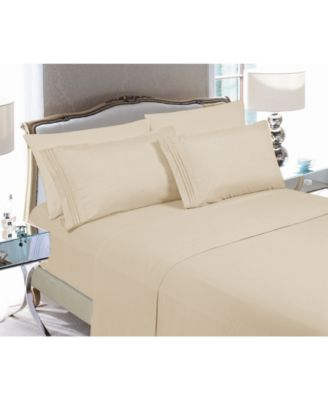 Elegant Comfort Luxury Soft Solid 6-Pc. Sheet Set, Queen