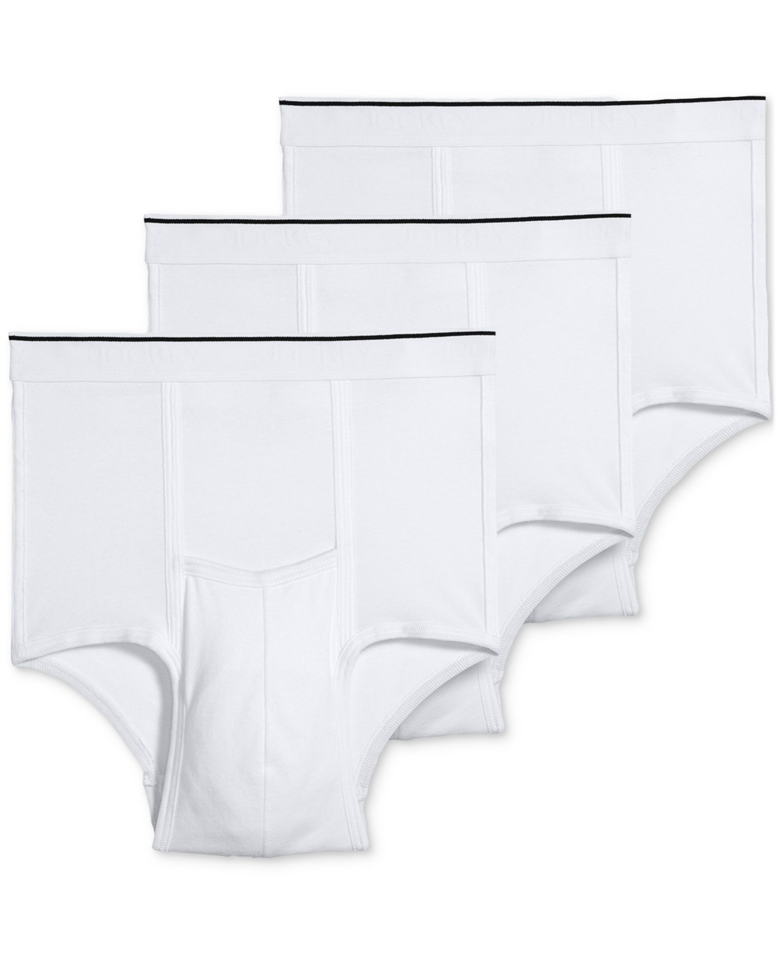 Jockey Men's 3-Pack Underwear Pouch Briefs