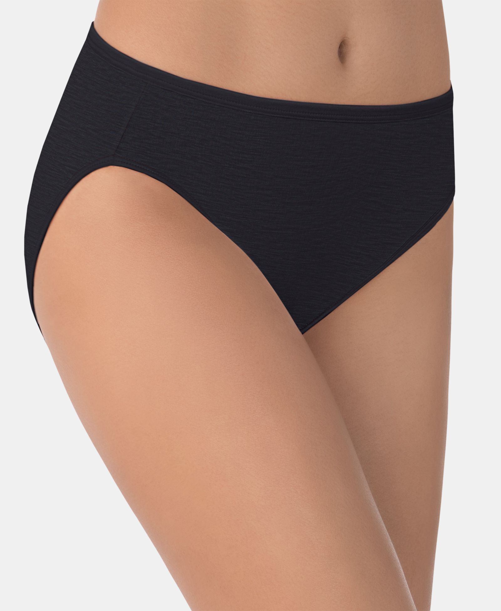 Vanity Fair Lingerie Women's Illumination Hi-Cut Brief Underwear 13108, also available in extended sizes