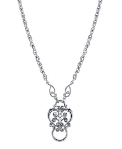Держатель для очков/значков 2028 Silver-Tone 28"