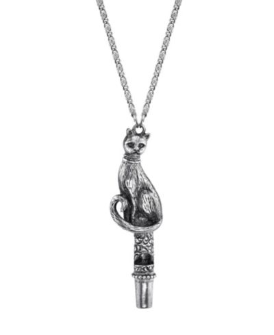 Подвеска-кулон 2028 Antiqued Pewter Cat Whistle 30"