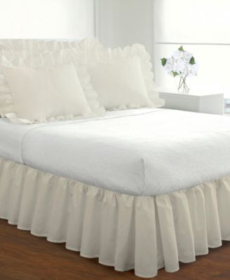 Отбортная юбка для кровати Fresh Ideas Ruffled Poplin, Queen