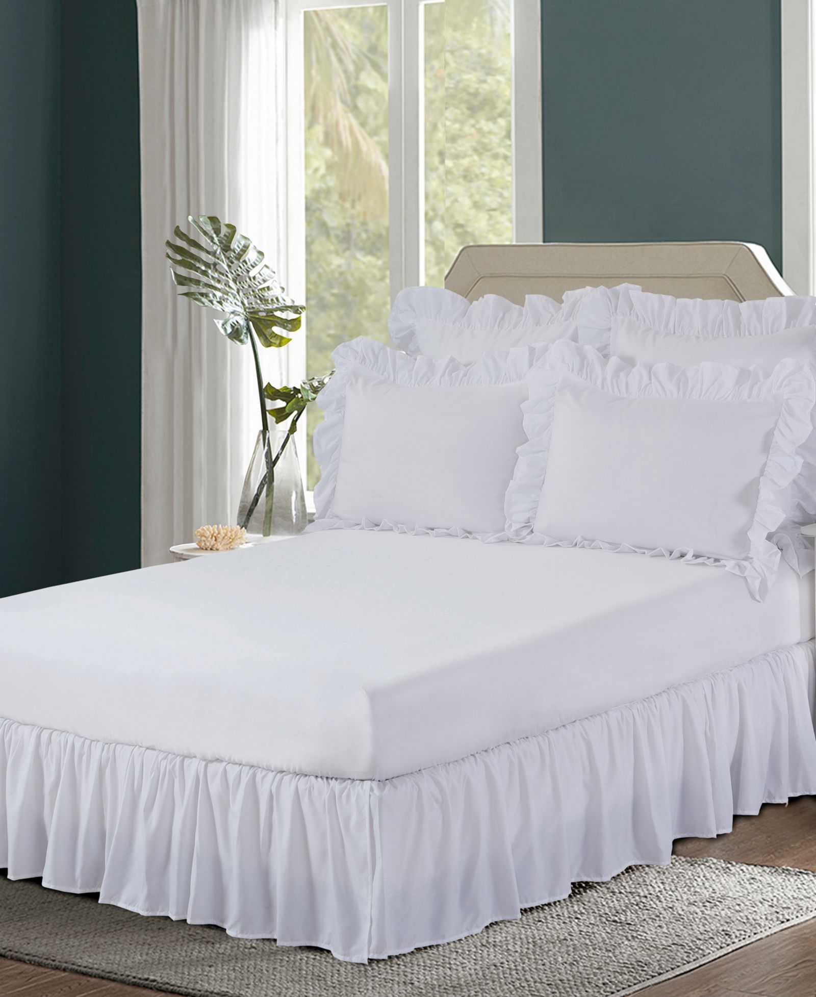 Обивка для кровати Bed Maker's Magic Skirt Ruffled, Full