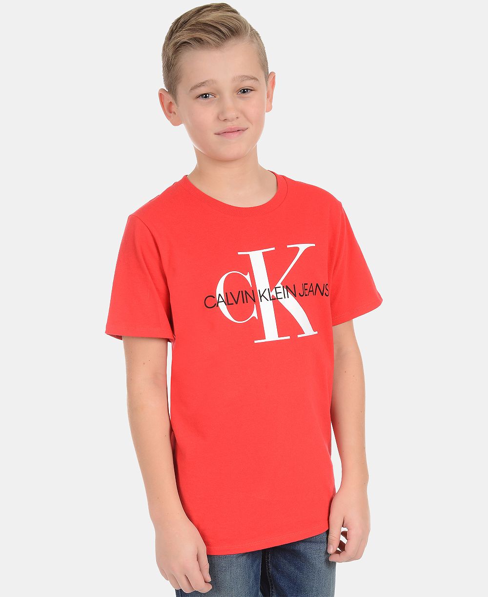 Calvin Klein Jeans Big Boys Old School Monologo T-Shirt