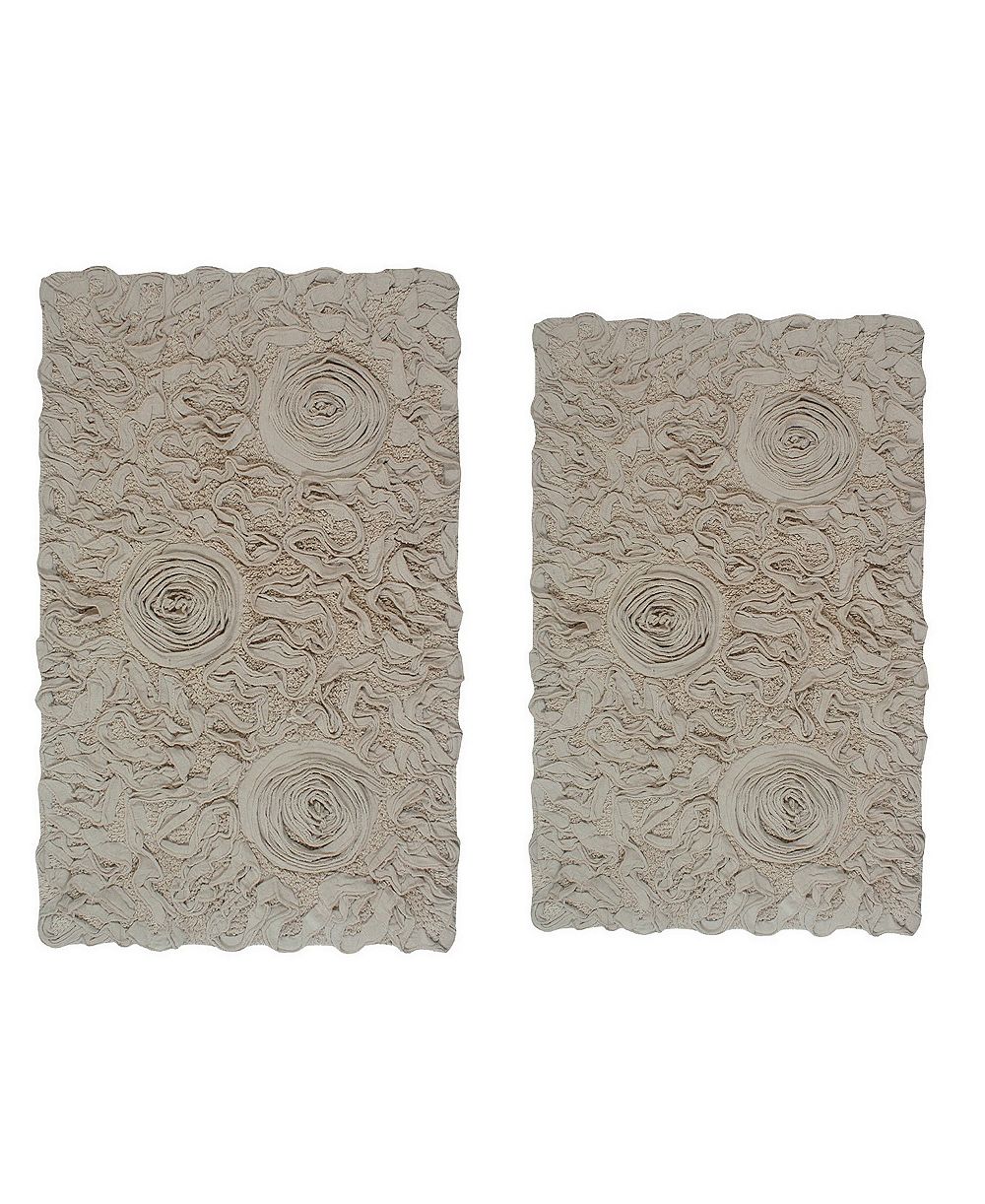Набор ковриков для ванной Home Weavers Bell Flower, 2 шт.